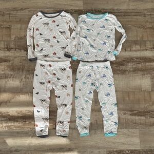 Kyte BABY Kids Pajama Set with Animal Patterns